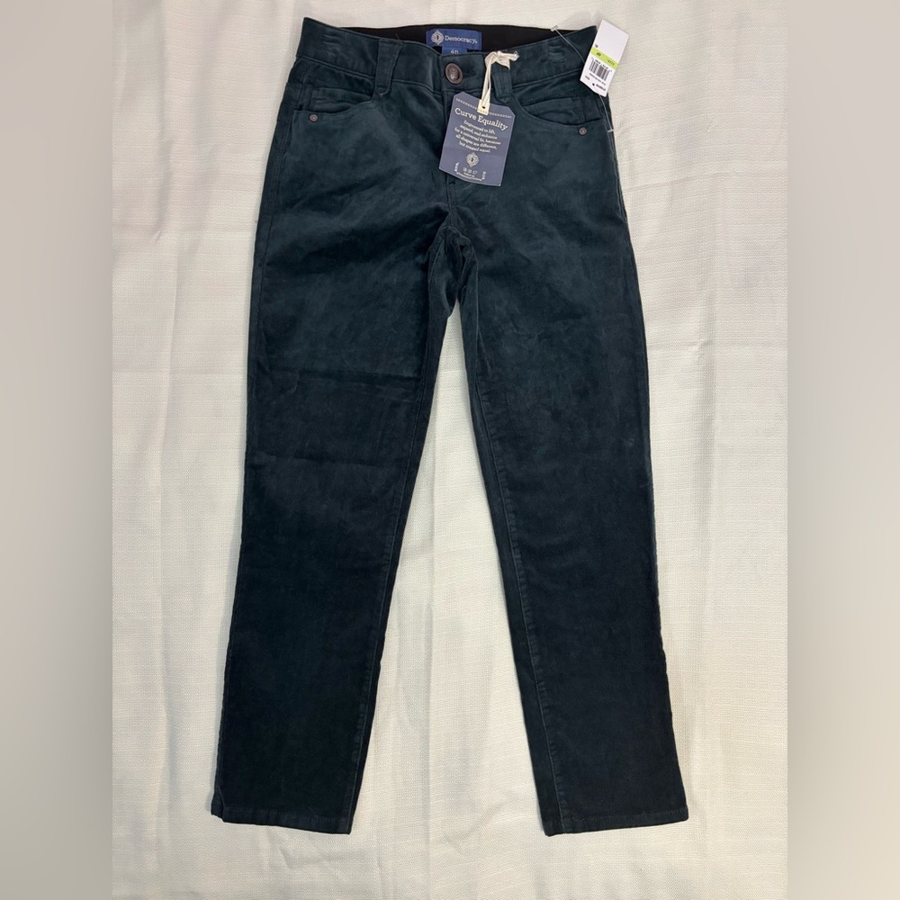 Democracy Ab Solution Straight Leg Corduroy Jeans Sz 4P NWT | Democracy Jeans - - Picture 4 of 9